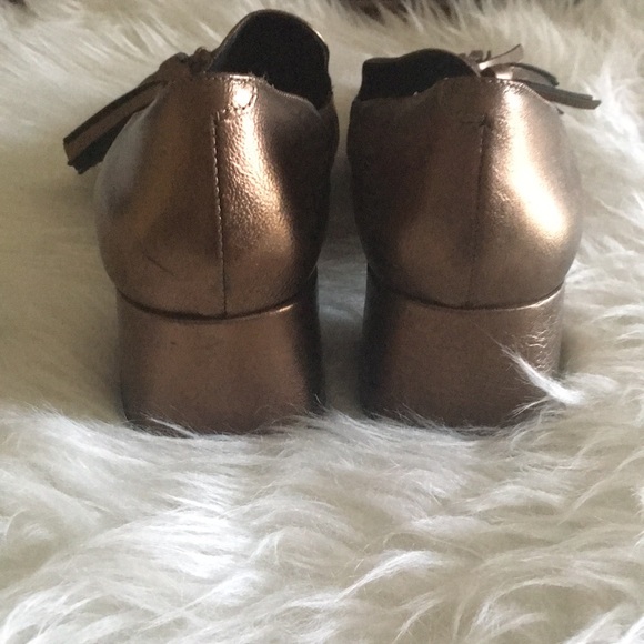 Jeffrey Campbell tassel loafers metallic leather - Picture 3 of 8